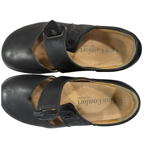 Finn Nashville Black Leather Comfort Mary Jane Womens Shoes US Sz6/EU Sz37 - Picture 6 of 14
